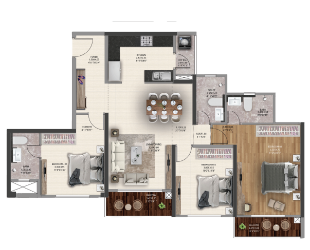 Lodha Azur Bannerghatta, Lodha Azur Bangalore, luxury apartments Bannerghatta Road, Lodha Group projects Bangalore, premium residences South Bangalore, 3 BHK luxury flats Bannerghatta, 4 BHK luxury apartments Bangalore